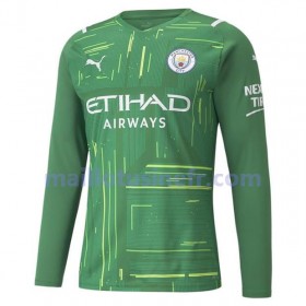 Maillot de Foot Manchester City Extérieur Gardien 2021-22 Manches Longues